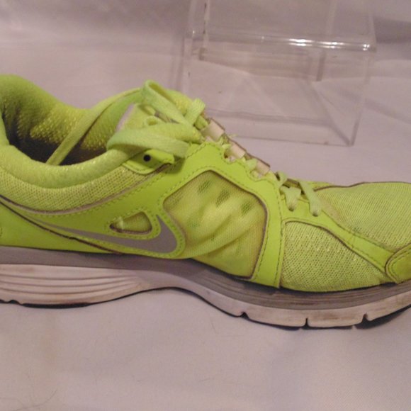 Women’s Nike Dual Fusion Run 3 Bright Yellow Running Walking 525752-700  size 9 - Picture 7 of 11